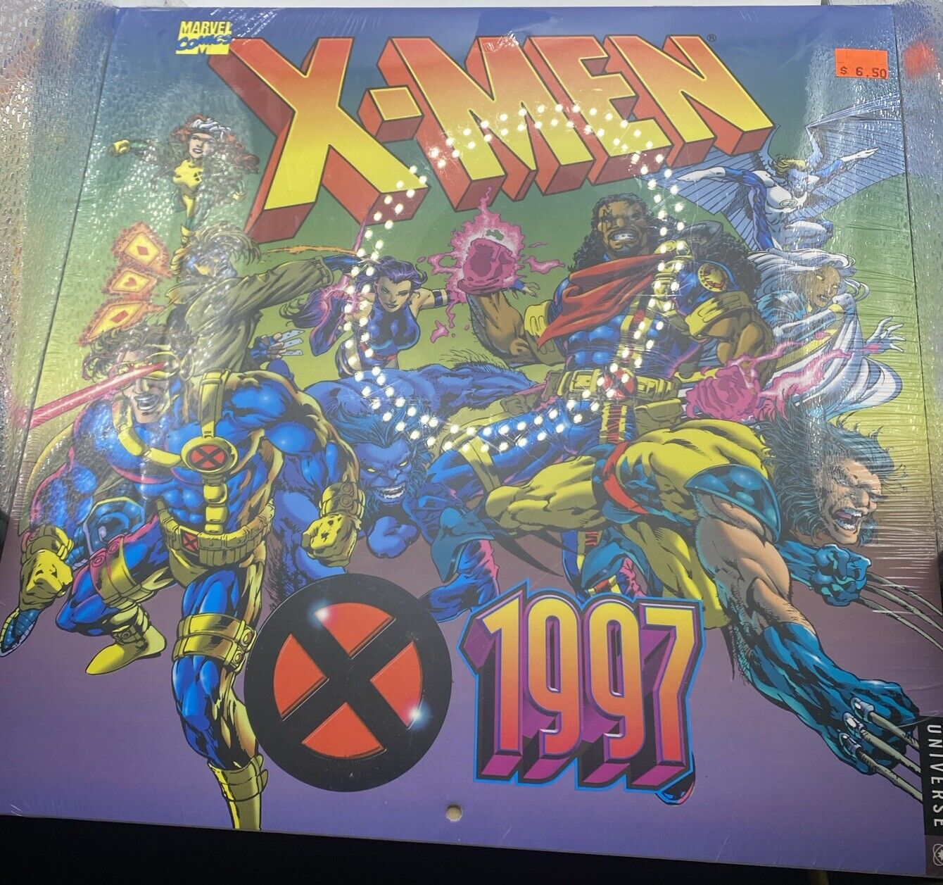 Marvel Comics Rare Vintage 1997 X-MEN Calendar