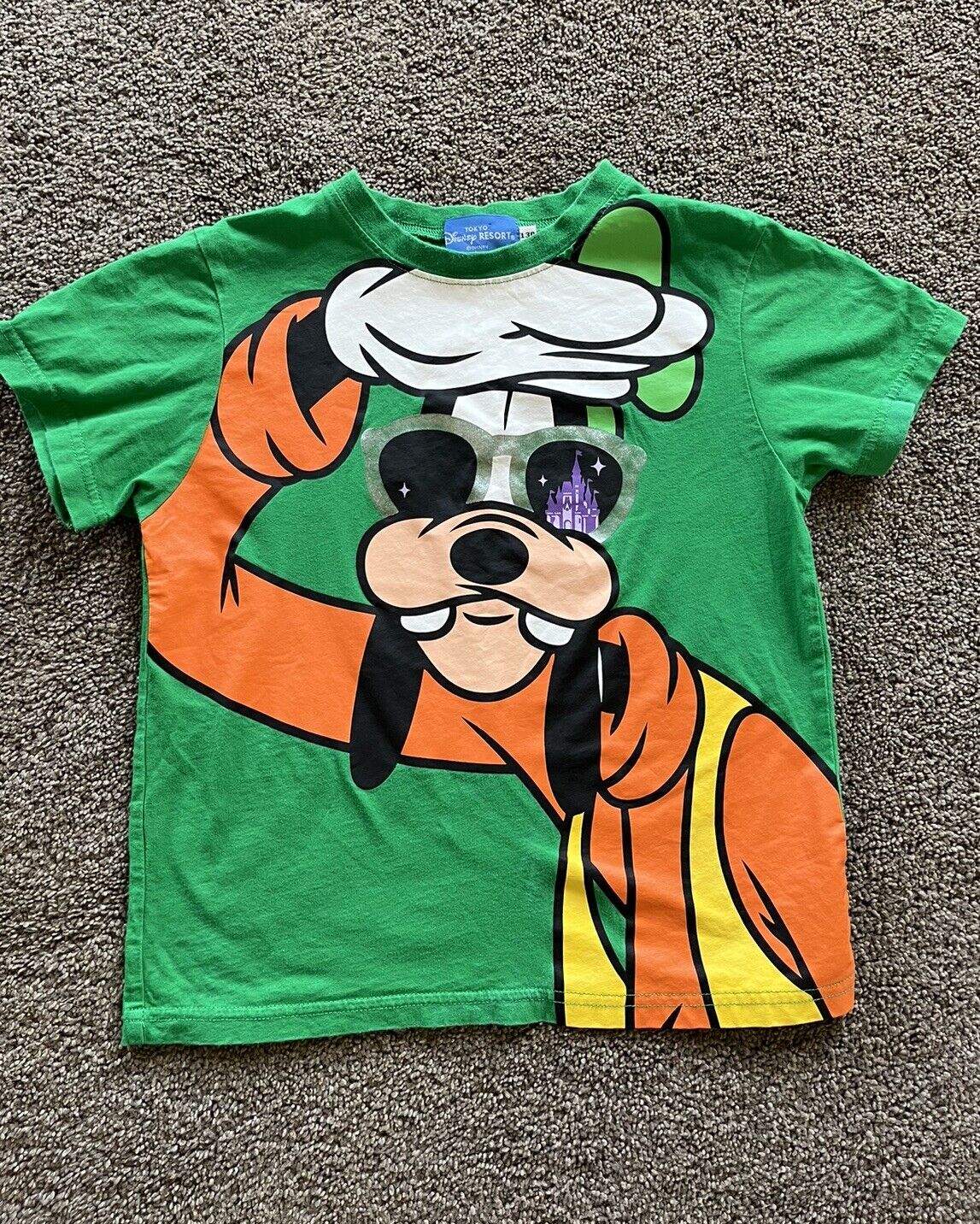 Vintage Kids Goofy Disney Resort Tokyo Shirt “Gee What Fun Will I Go For