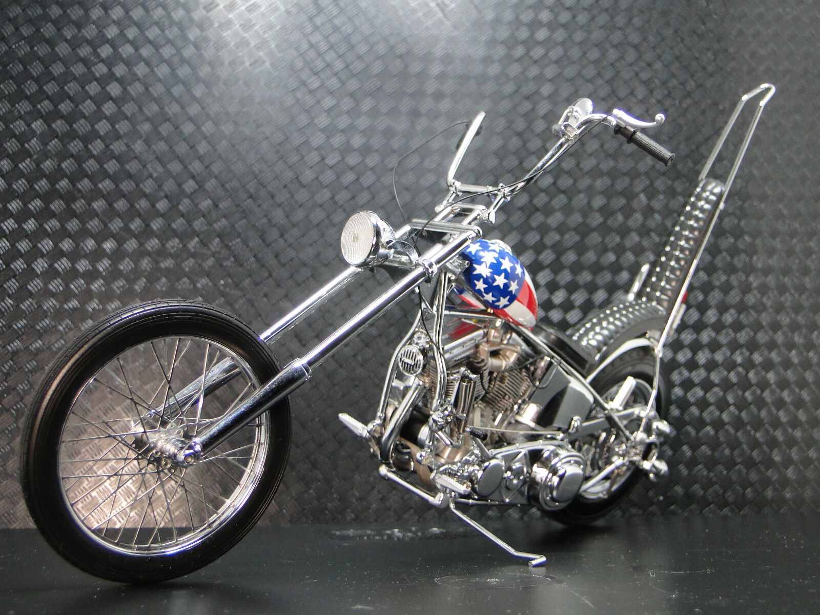 Harley Davidson Motorcycle 1969 Easy Rider Movie Captain America Chopper Model 1