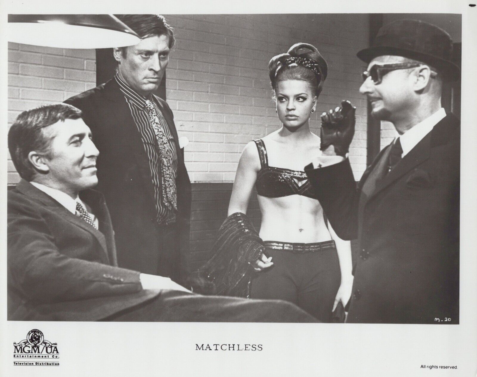 Donalds Pleasence + Patrick O´neal in Matchless (1967)🎬🌟 Original Photo E30