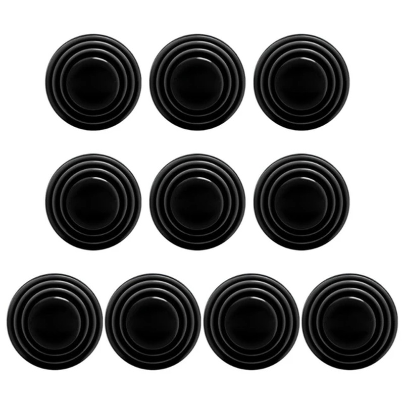 10Pcs Silicone Car Door Shock Absorber Stickers - Automotive Exterior Accessorie