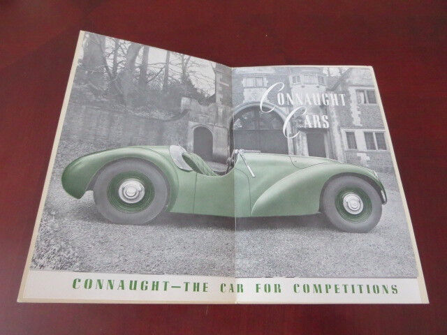 1950 Connaught Competition Car Sales Brochure - Mint with original envelope