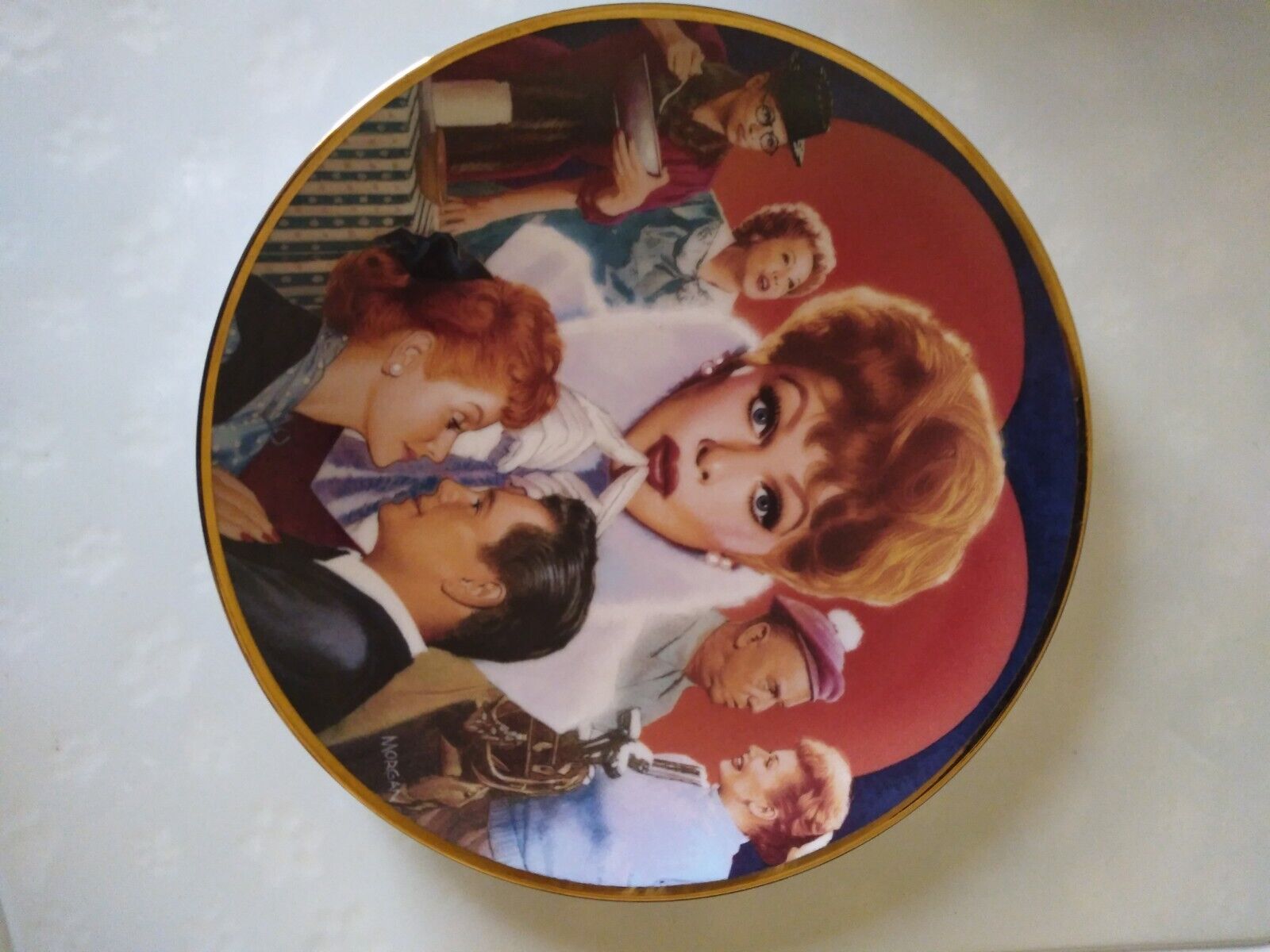 I Love Lucy The Hamilton Collection 8 Plates.