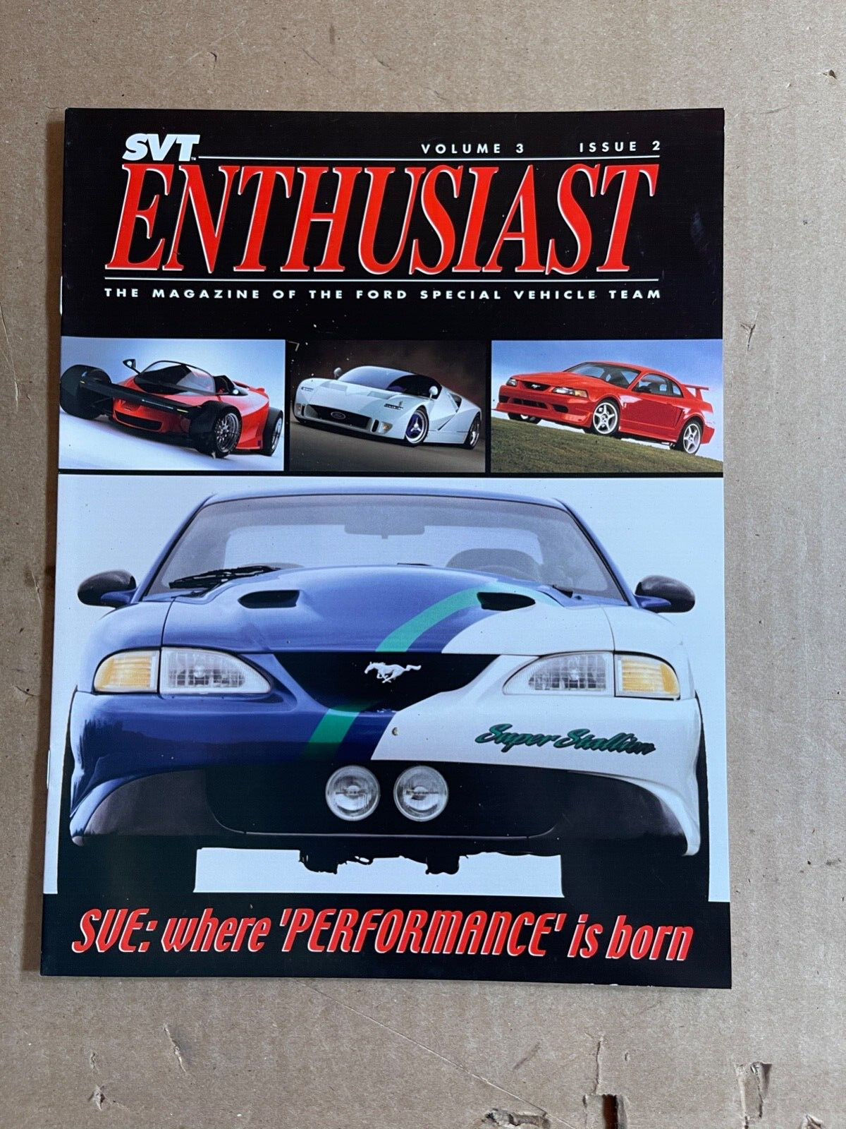 2000 Ford SVT Special Vehicle Team Enthusiast Magazine Vol 3 ISSUE #2 SVT