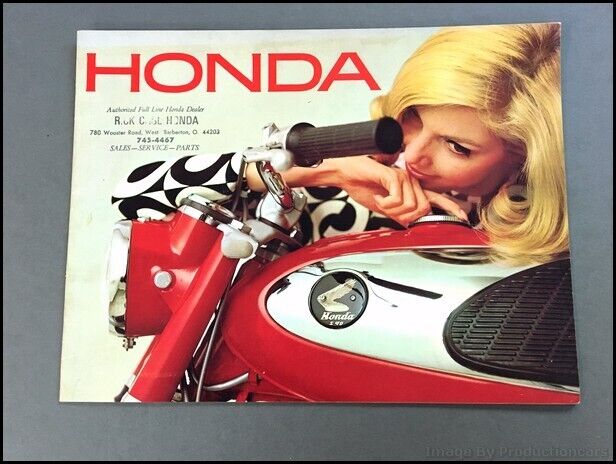 1966 Honda Motorcycle Bike Brochure Catalog - Trail 90 50 Super Sport Scrambler
