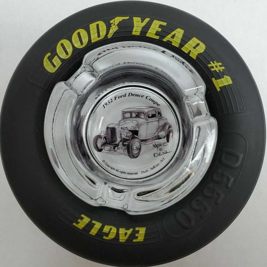 Goodyear Tire Ashtray-1932 Ford Deuce Coupe-New