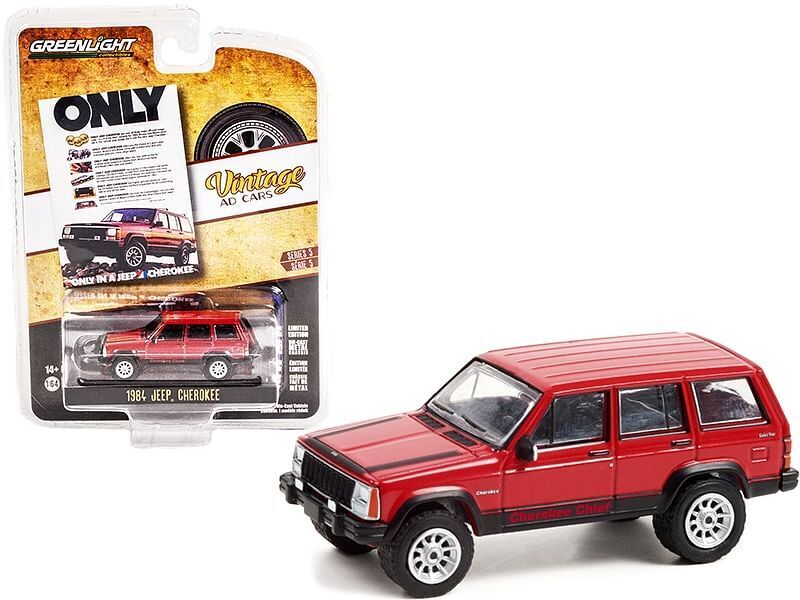 1984 Jeep Cherokee Chief Red with Black Stripes \