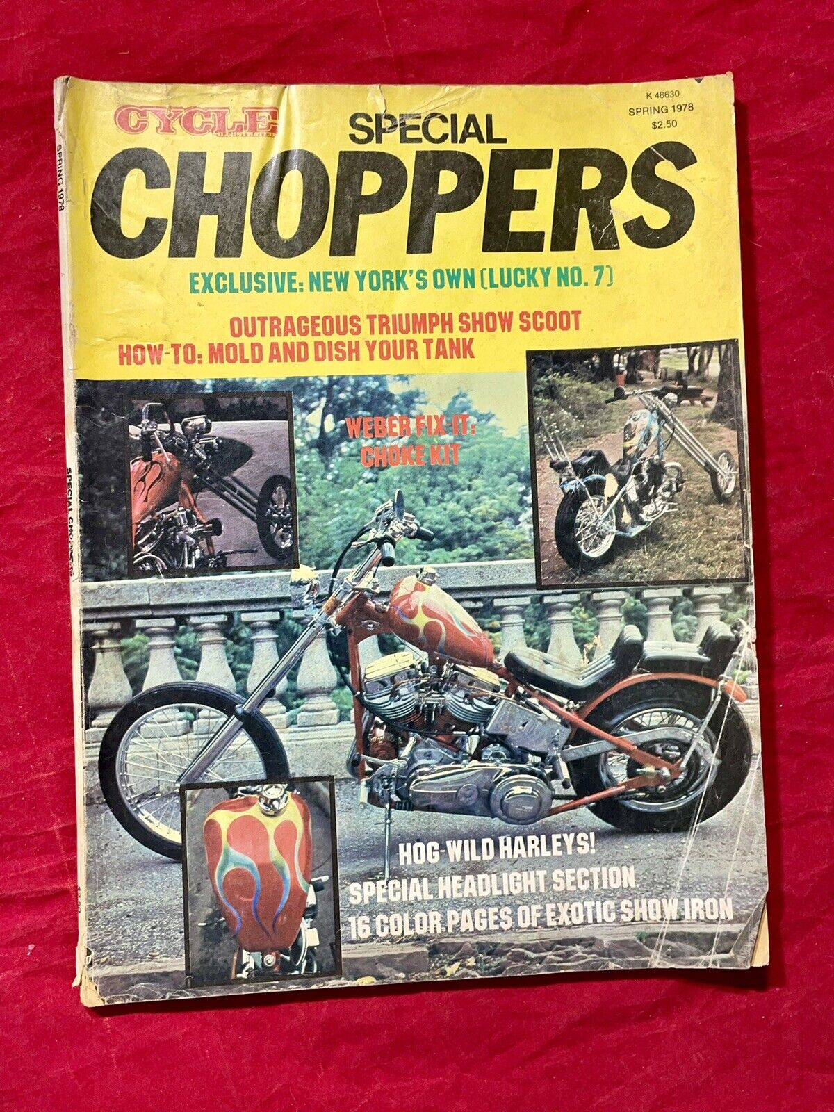 Cycle Illustrated Special Choppers Magazine Spring 1978 Triumph Show Scoot