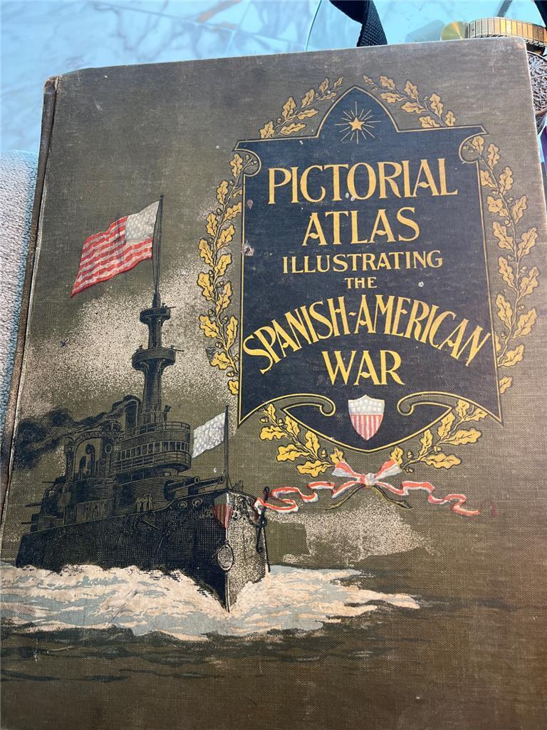Pictorial Atlas Illustrating the Spanish American War. 1898. Salesman\'s Dummy