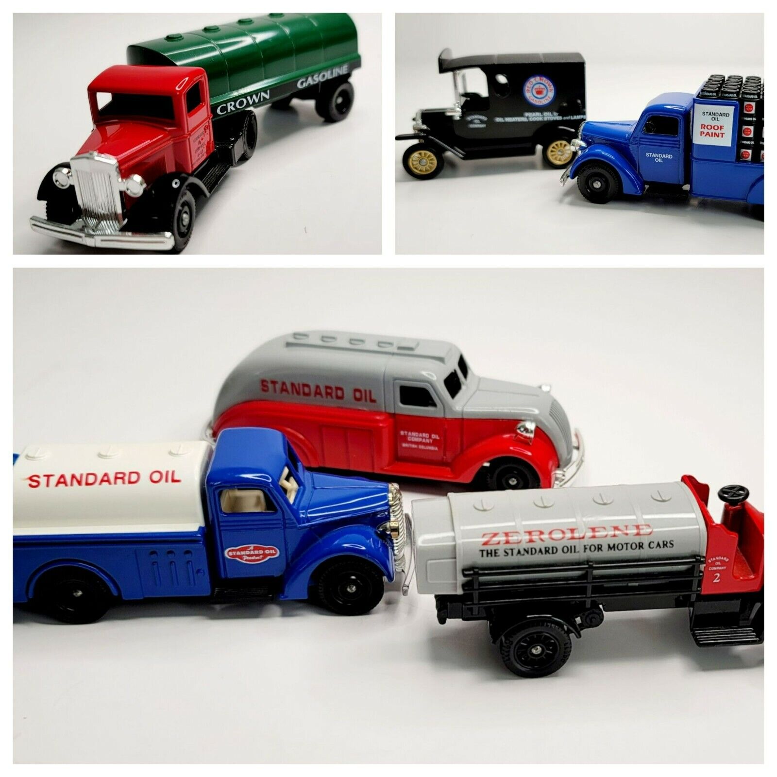 6 Lledo Standard Oil Chevron Zerolene Trucks England Diecast Cars JR53/55/56