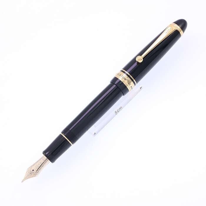 PILOT Fountain Pen Custom 743 Black Resin Nib B 14K