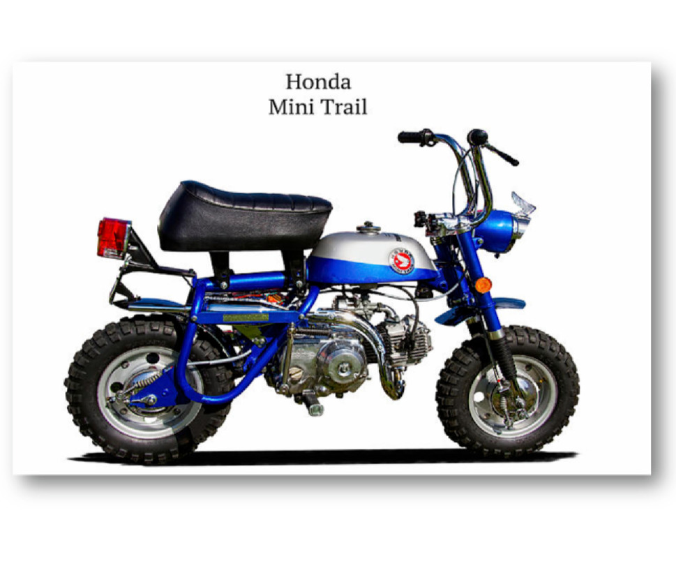 1969 Honda Z50 Mini Trail Iconic Motorbike Motorcycle Refrigerator Fridge Magnet