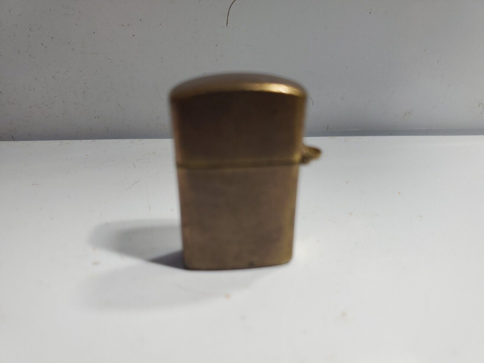 NOS Vintage Mini Lighter, Flip Top, Keychain,  BRASS Japan, 1 x 5/8