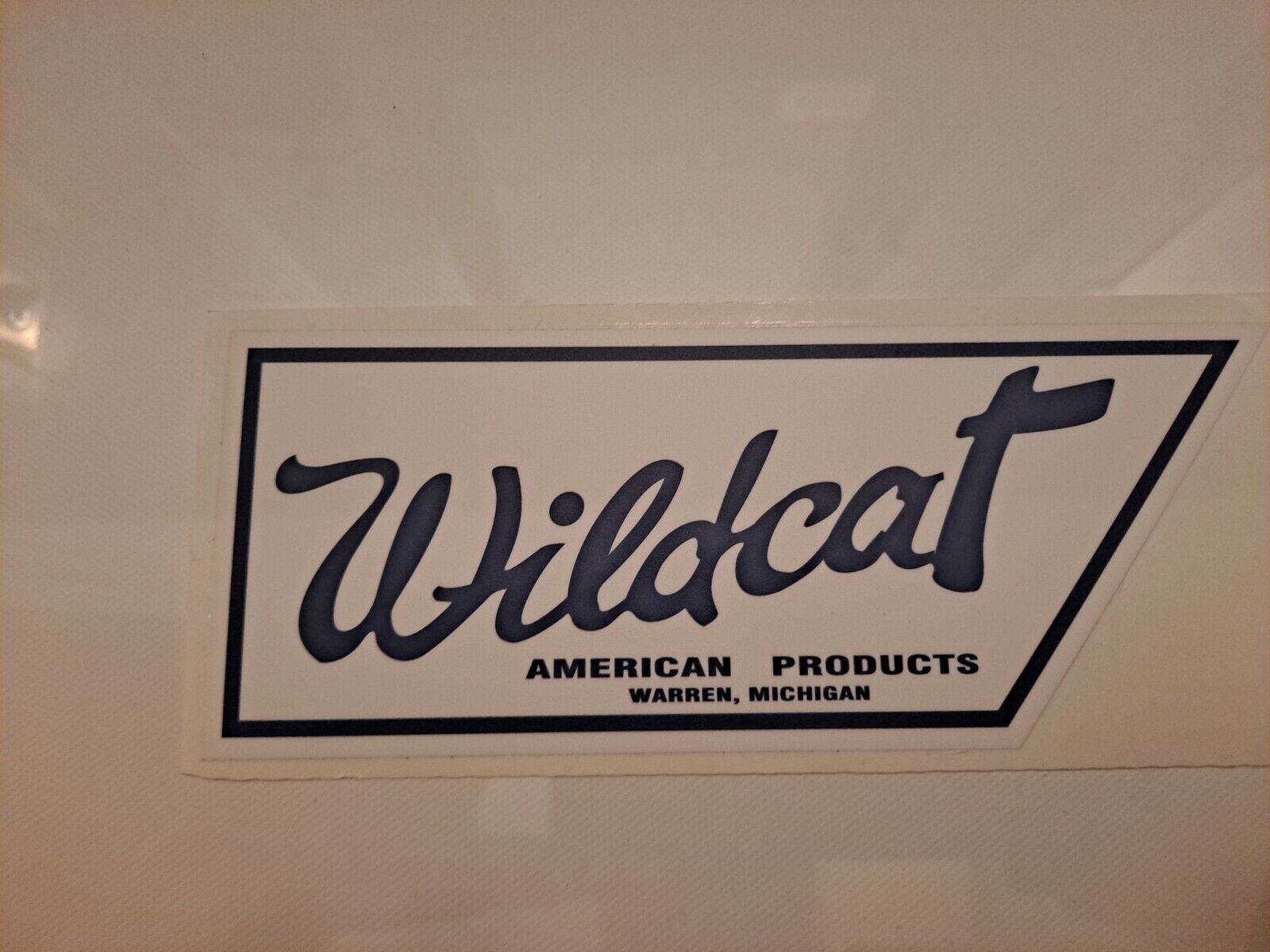 VINTAGE HARRISON WILDCAT MINI BIKE DECAL  CLUTCH COVER -ENGINE.. FAST SHIPPING. 