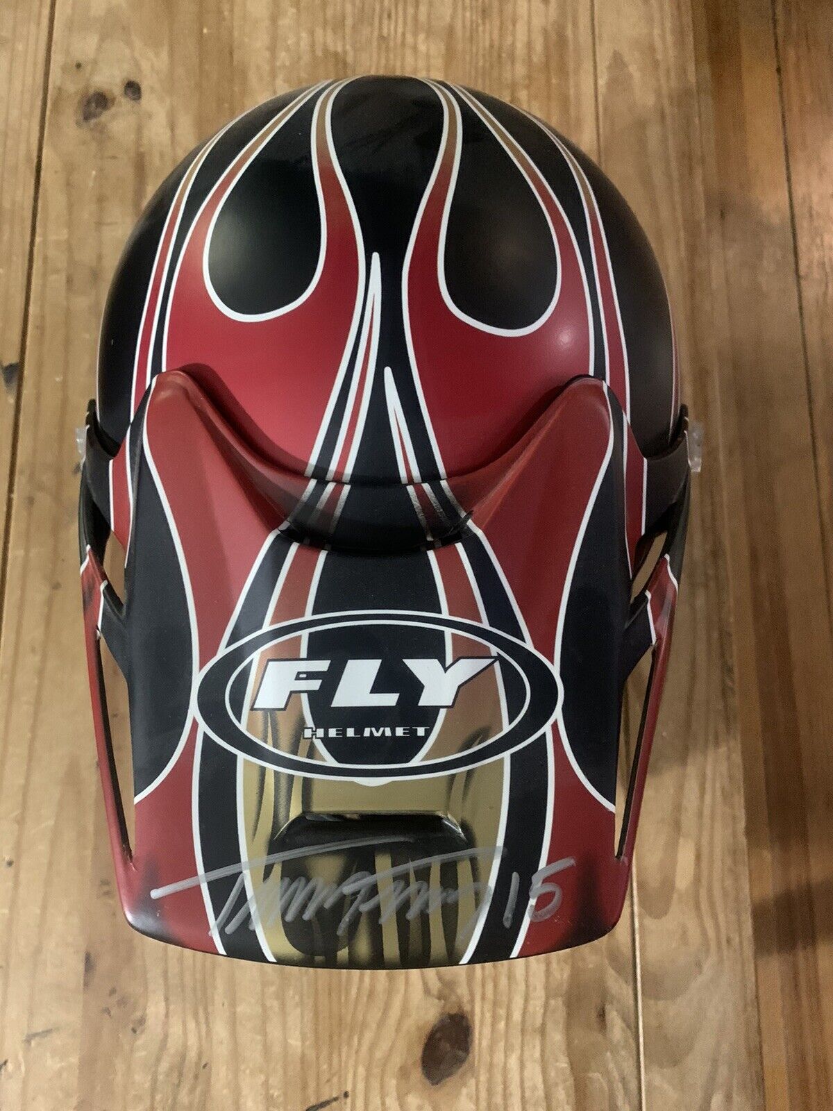 Tim Ferry Autographed Fly racing helmet 