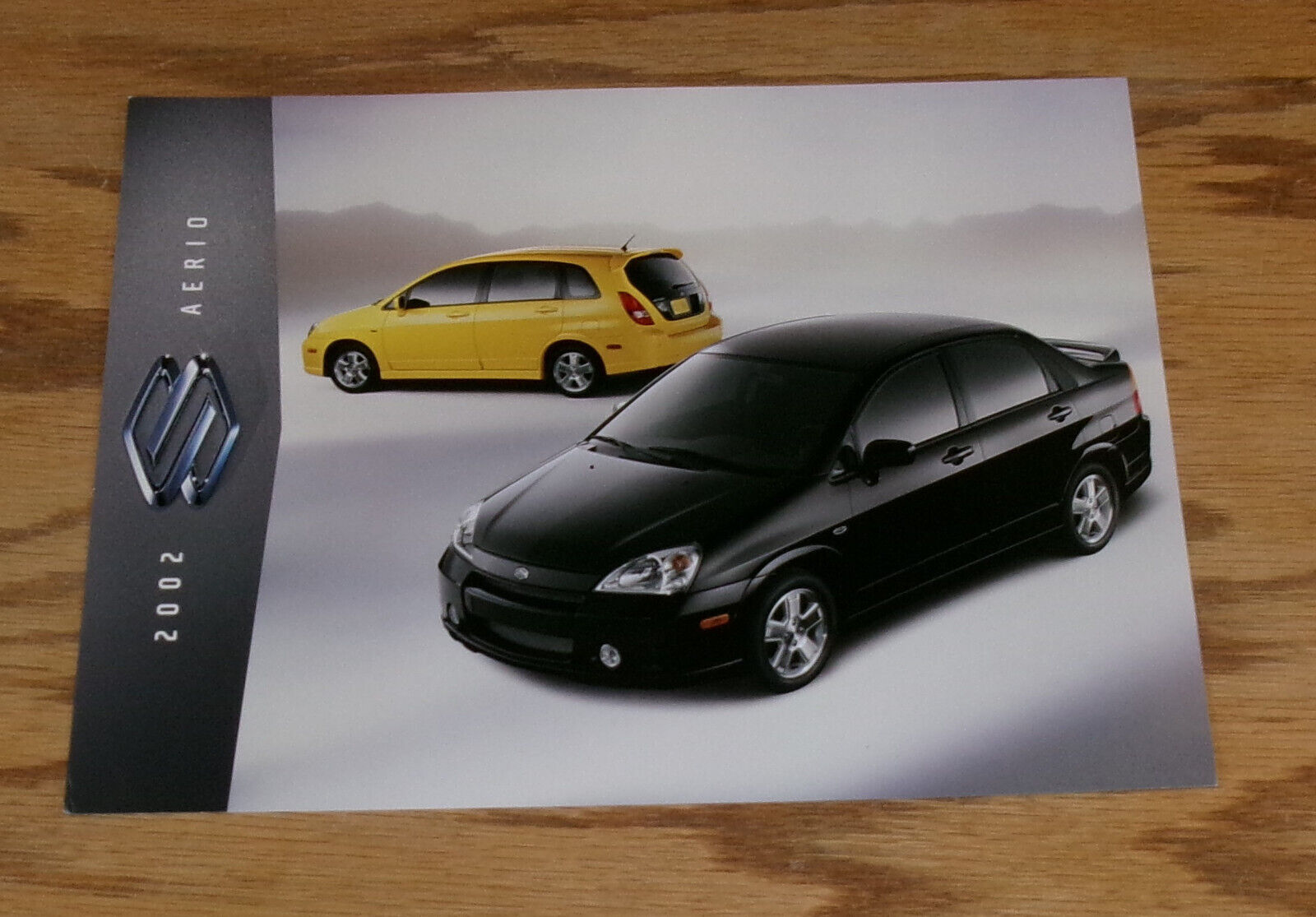 Original 2002 Suzuki Aerio Sales Sheet Brochure 02