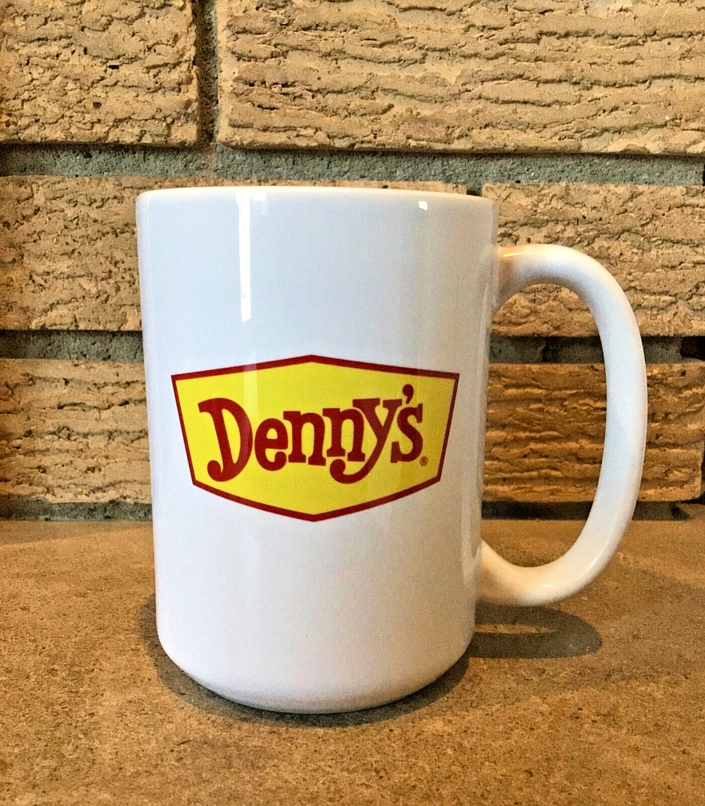 Denny\'s Coffee Mug 15oz, with Retro Classic Logo, Diner, Restaurant, Brand New