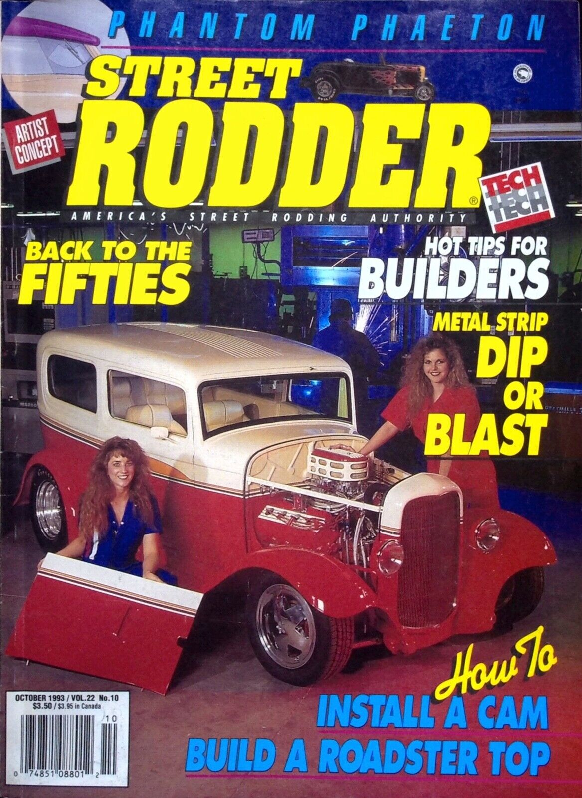 BACK TO THE FIFTIES - STREET RODDER MAGAZINE, OCTOBER 1993 / VOL.22 No.10