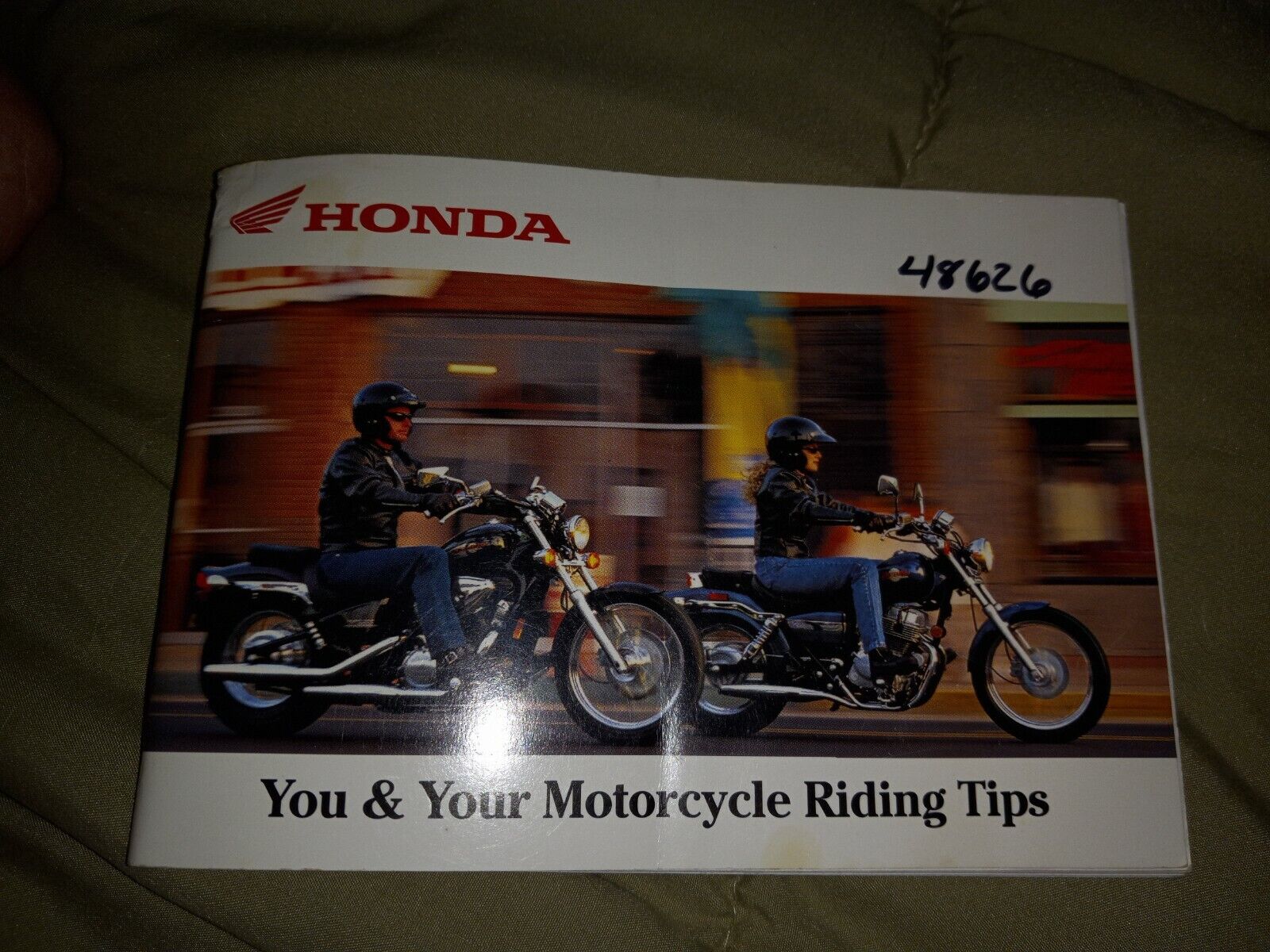 2000 Honda  Motorcycle Riding Tips Manual Techniques Precautions Skill Test  SS