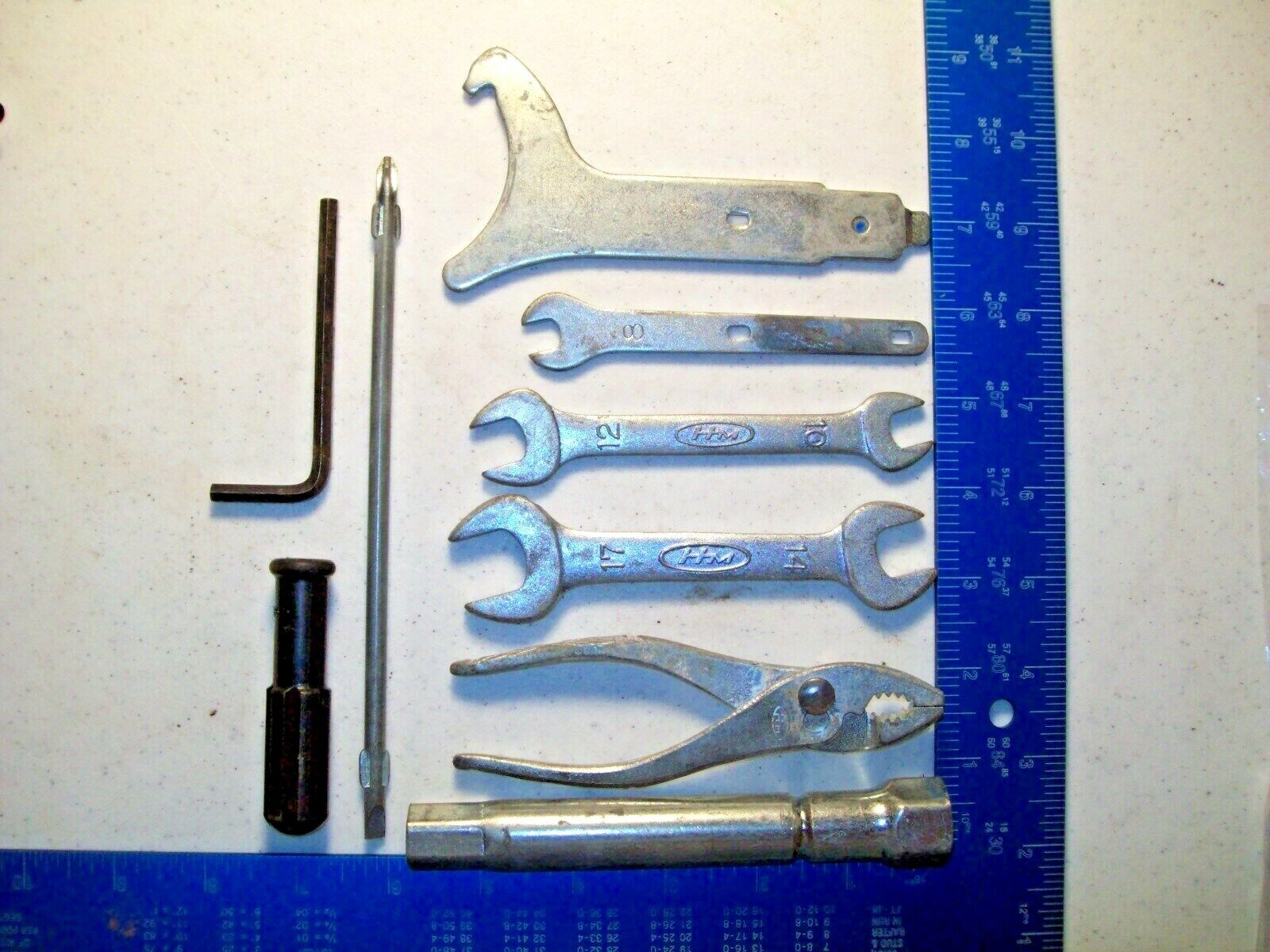Tool Kit, HM, Honda, 9 Piece, Bag, Motorcycle, Vintage