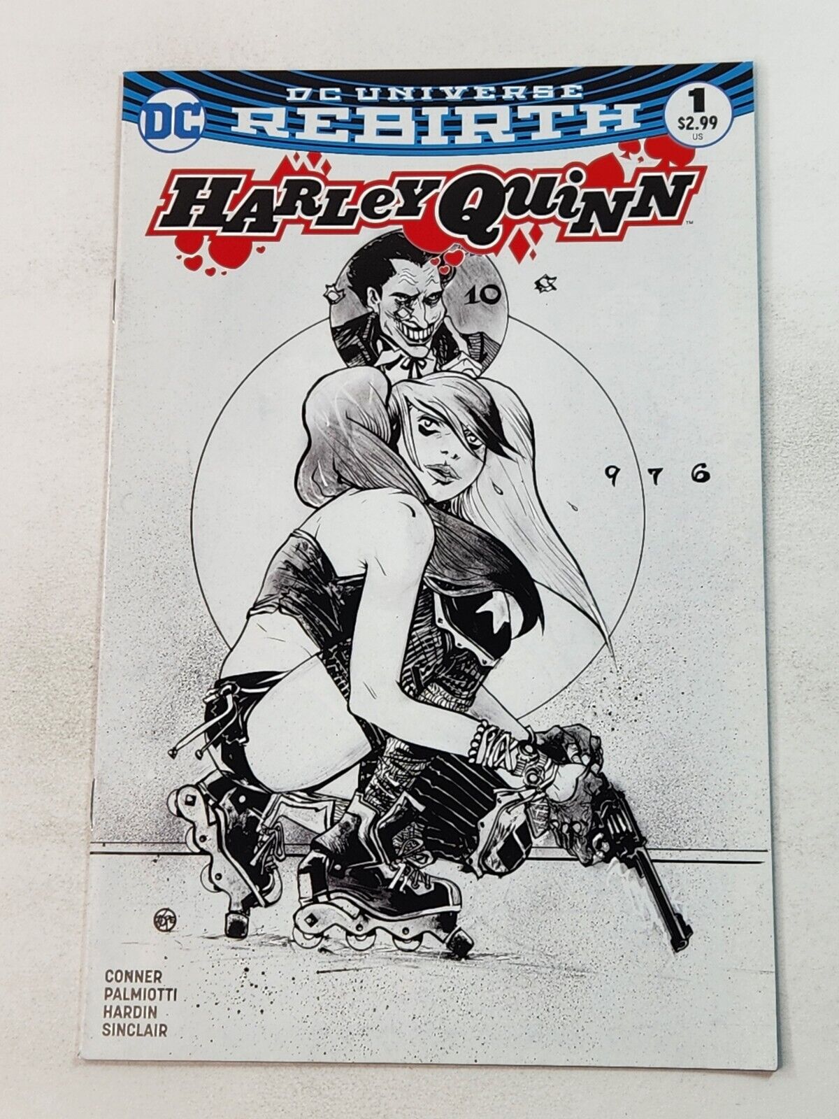 Harley Quinn 1 DC Comics Paul Pope Comics to Astonish B&W Variant 2016