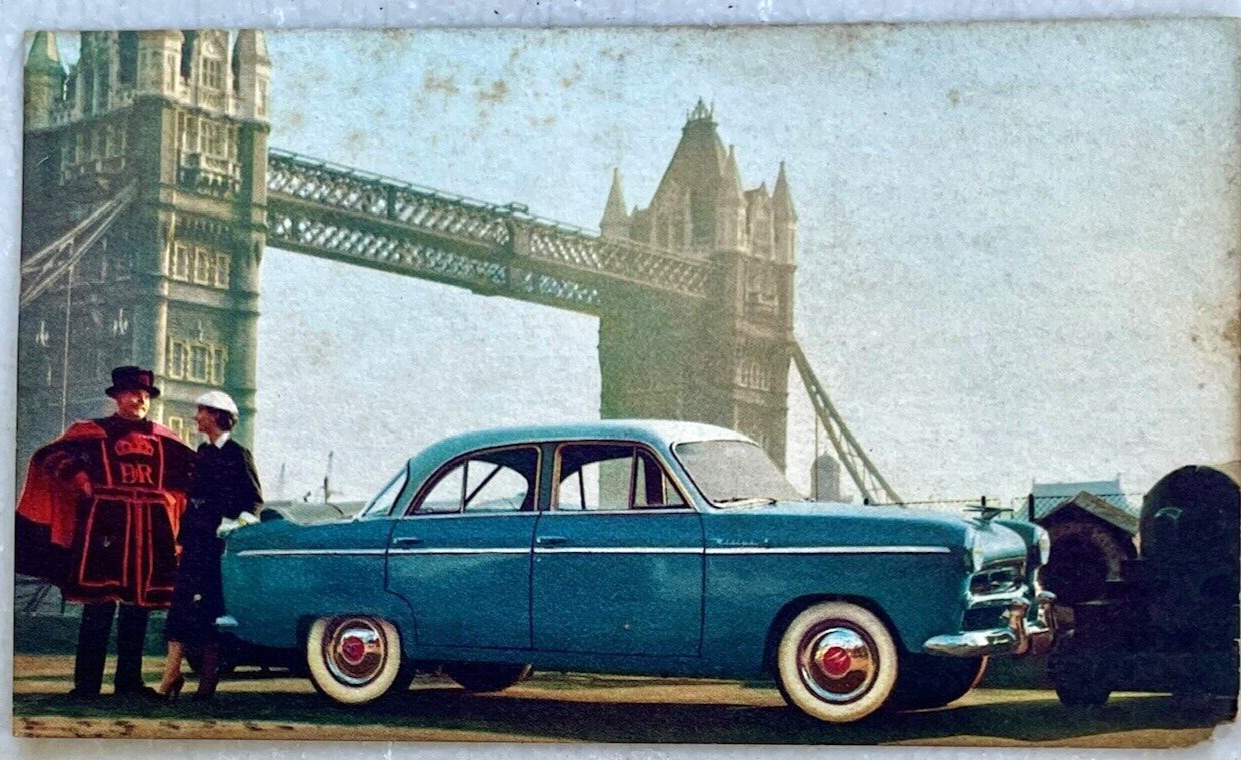 1953 Willys Aero Postcard London England UK 1952 1953 1954 1955 FHead & Flathead