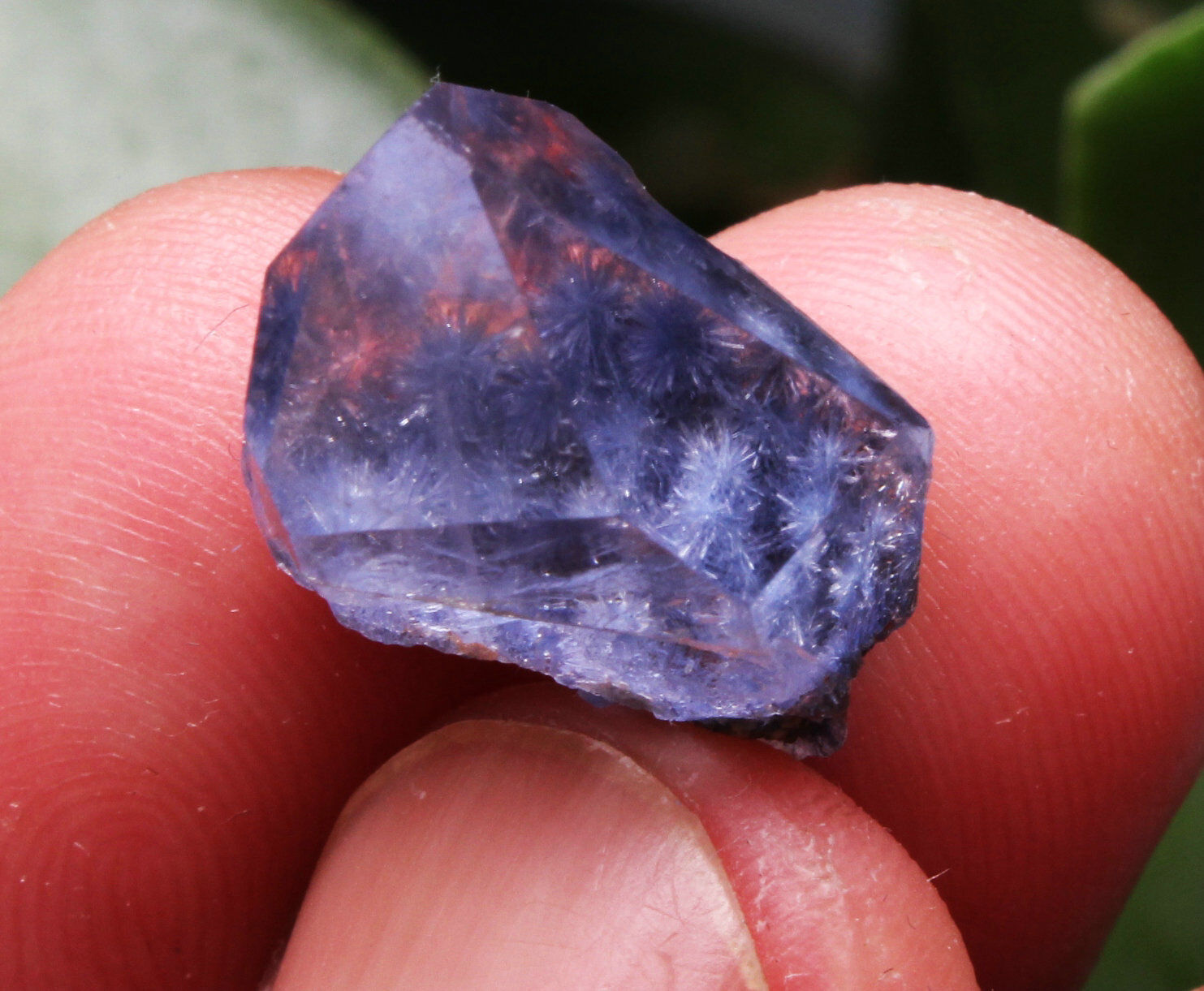 15.5Ct  Very Rare NATURAL Clear Beautiful Blue Dumortierite Crystal Specimen