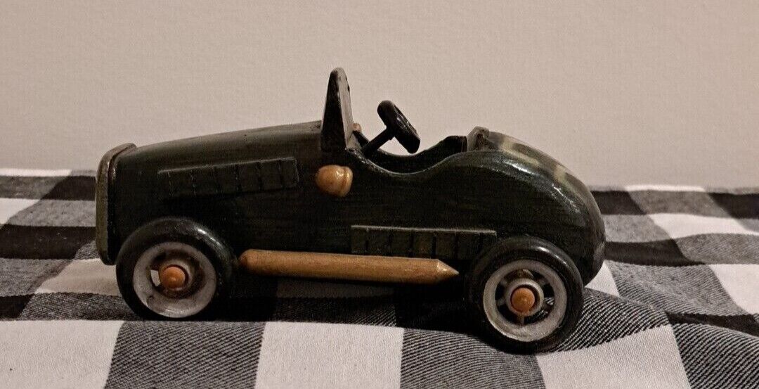 Vintage 1932 Ford Roadster, Wooden Handmade Car
