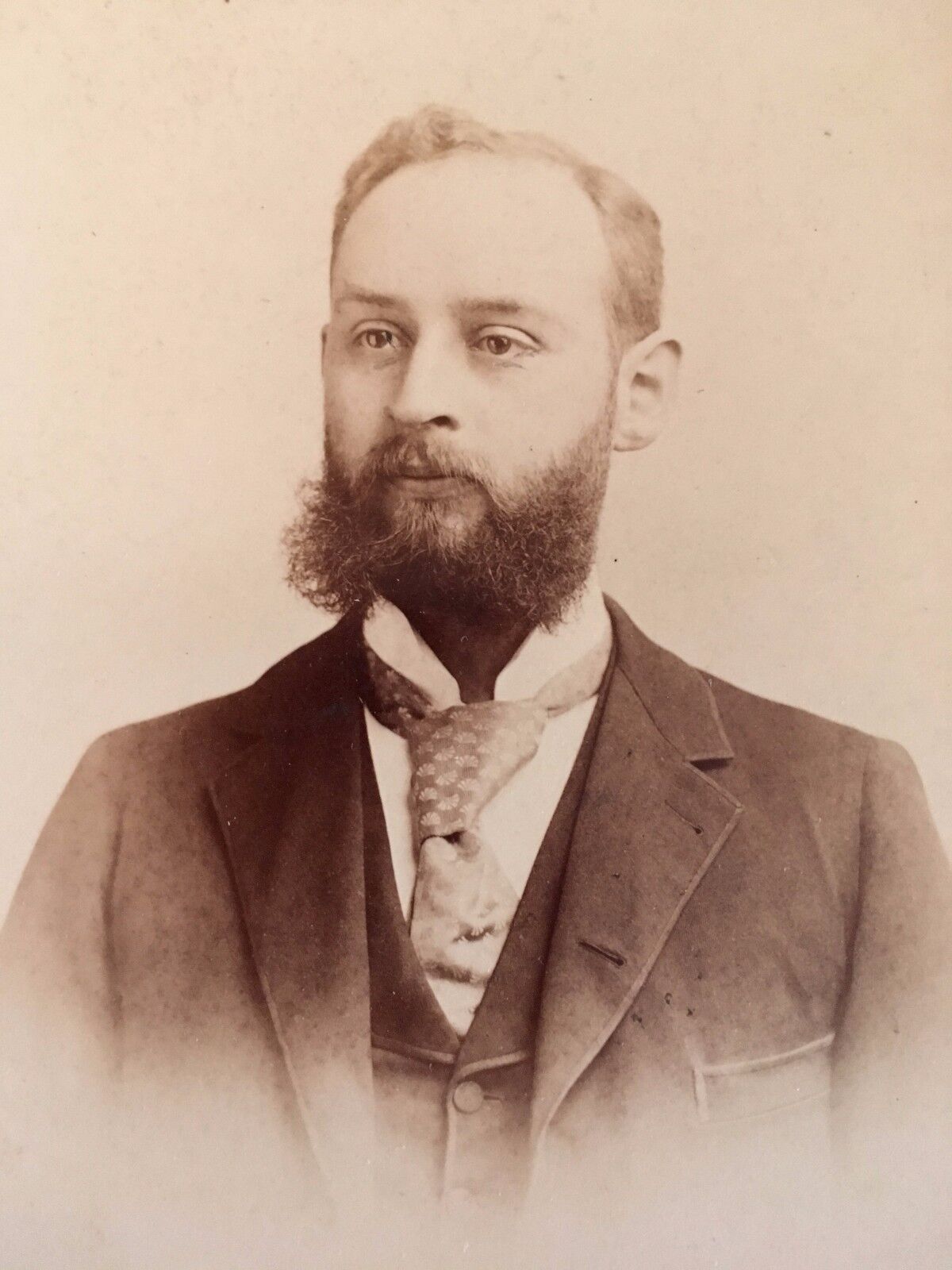 c.1880 HOMEOPATHIC MEDICINE DOCTOR PHOTOGRAPH Dr. Pliny Rand Watts SACRAMENTO CA