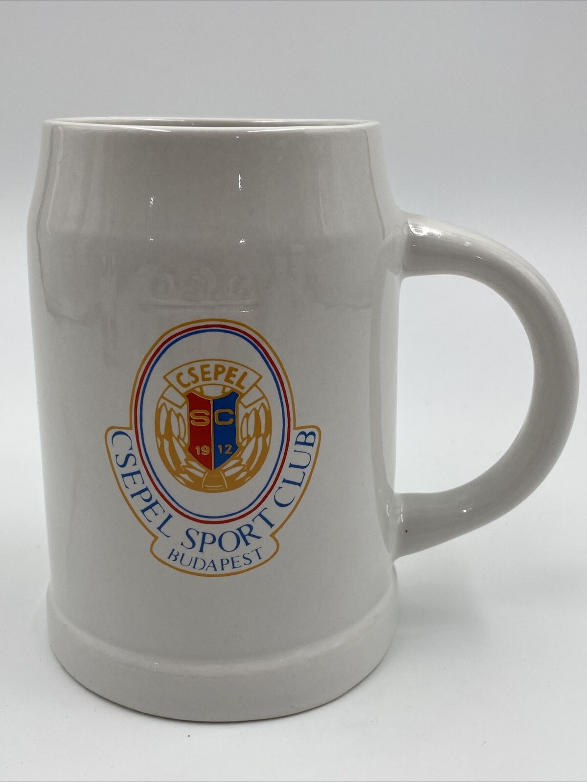 Vintage Csepel Sport Club Budapest Hungary Beer Mug