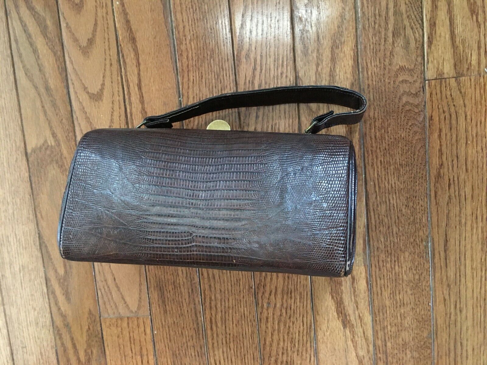 Very Neat Vintage Genuine alligator Handbag Purse by A.H. Brown Luggage Handbags