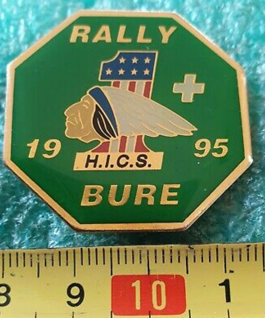 HICS RALLY BURE 1995 - OLD PIN BADGE 