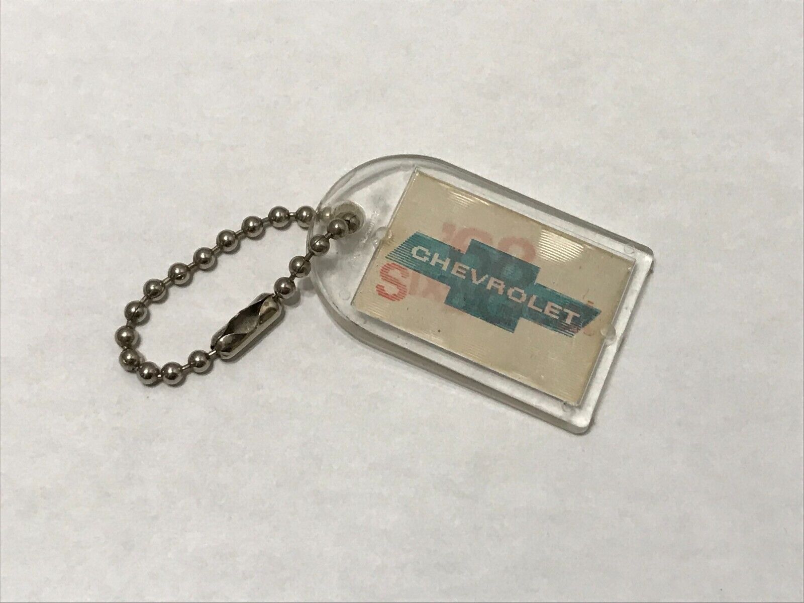 Vintage 1968 Chevrolet - \'68 Sixty Great - Lenticular Promotional Keychain