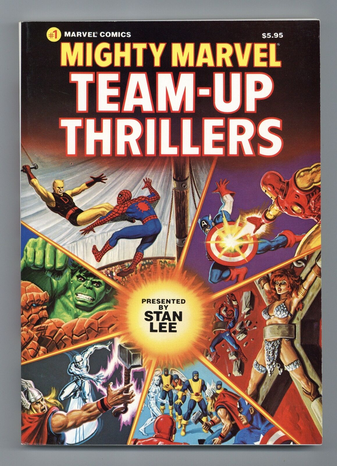 Mighty Marvel Team-Up Thrillers TPB A Fireside Book #1-1ST VF+ 8.5 1983