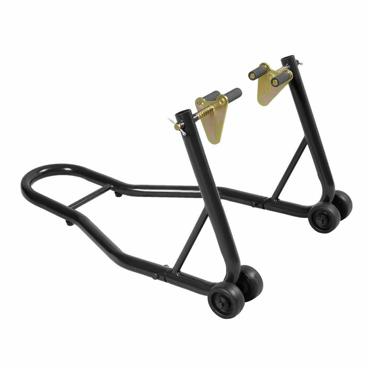 Motorcycle Stand Front Wheel Lift Fork Swingarm Stands Forklift Black
