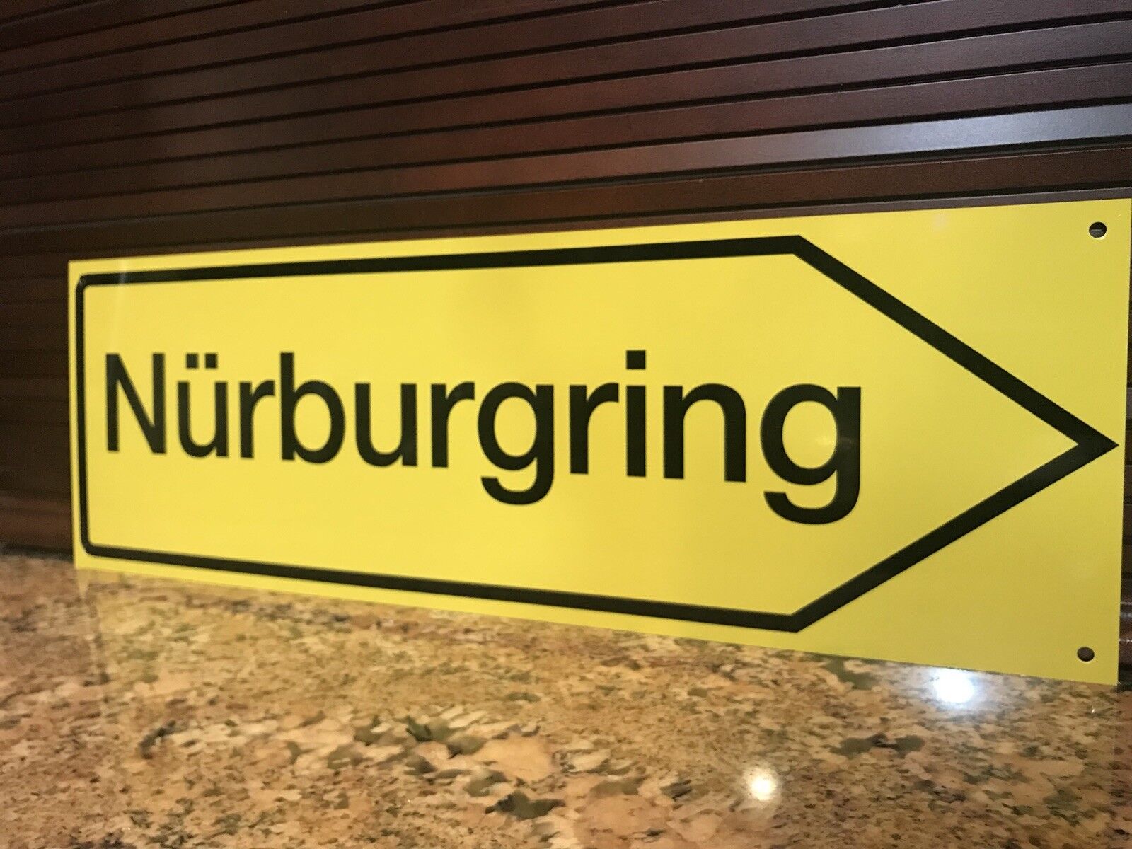 Nurburgring Sign Race Circuit Racing Track BMW Porsche mercedes Audi Ferrari