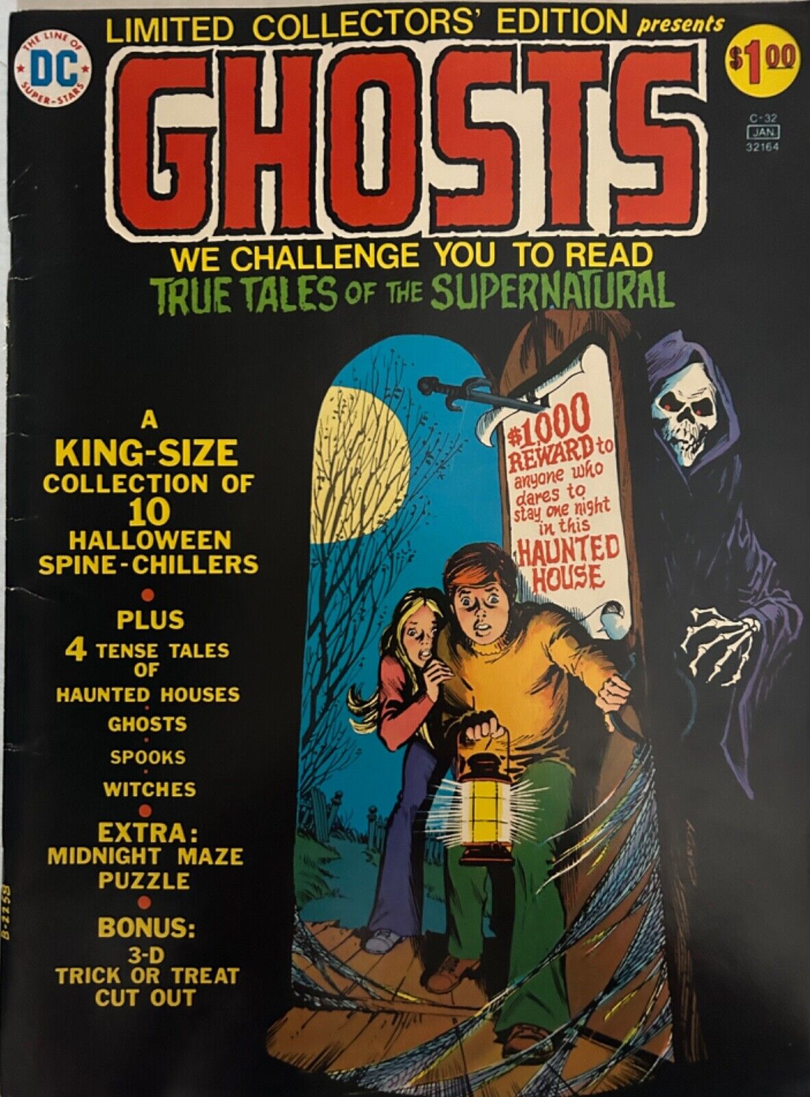 Limited Collectors Edition Presents Ghosts C-32 - Scarce DC Treasury GD/VG