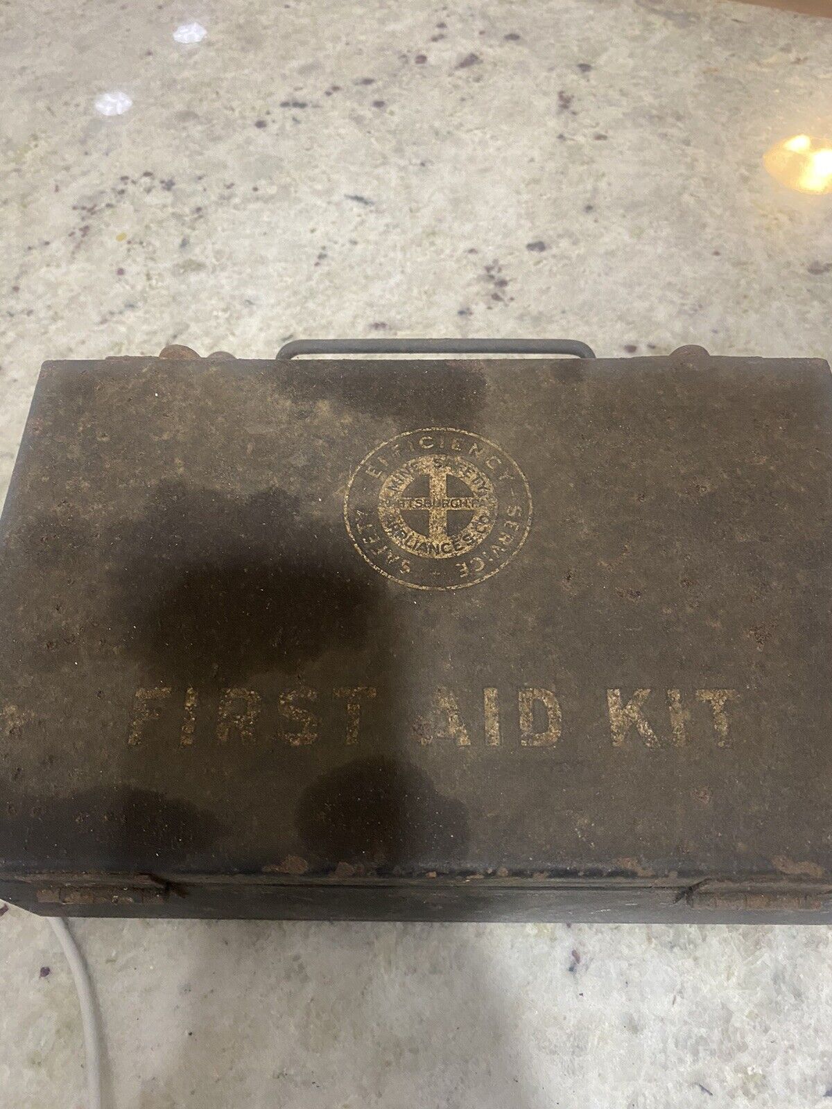 Vintage WWII Era Motor Bus First Aid Kit