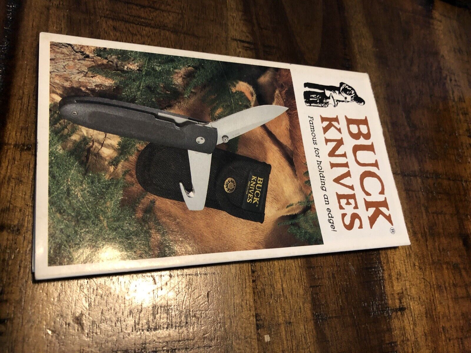 Vintage Buck Knife Original Paper Knives Famous For Holding An Edge Booklet Only