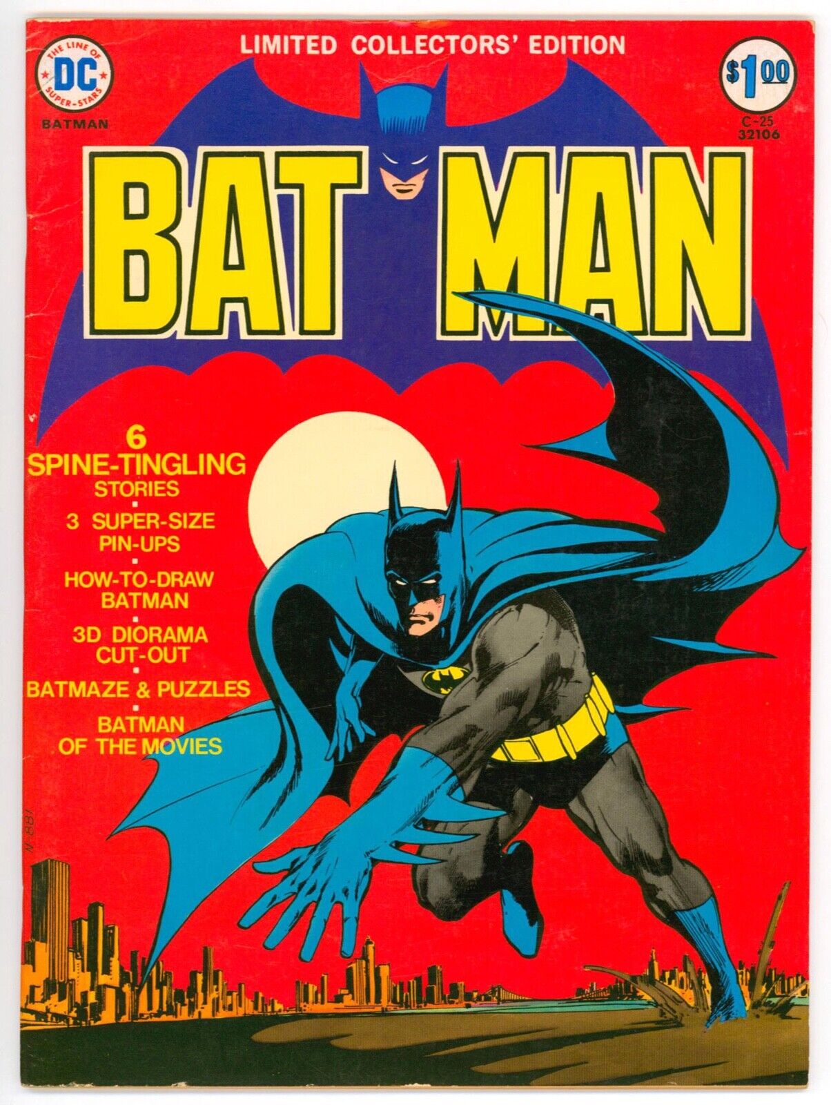 LIMITED COLLECTORS\' EDITION #C-25 VG/F, Batman, DC Treasury Comics 1974