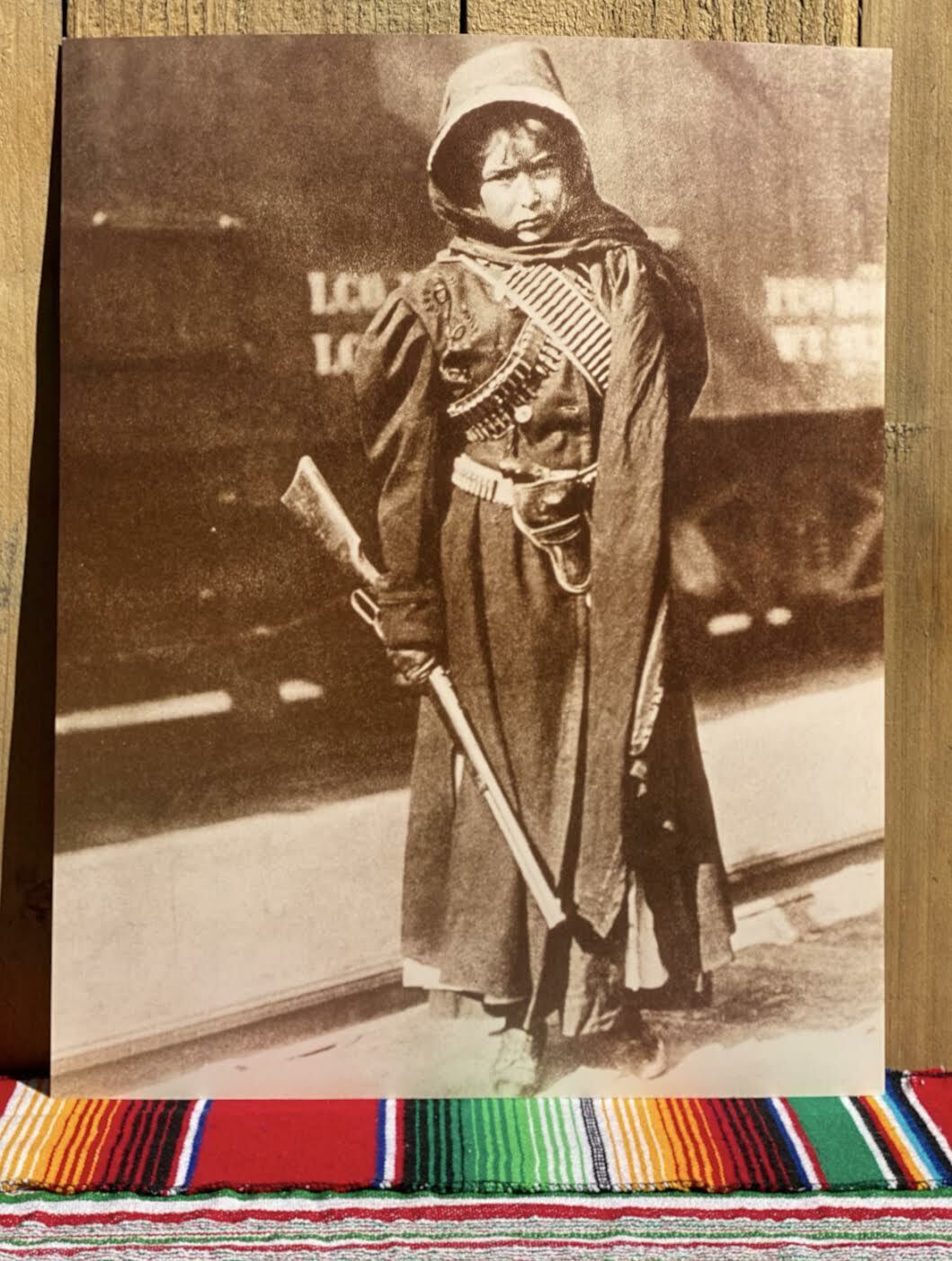 The Mexican Revolution Child Soldier Vintage Photo 16x20