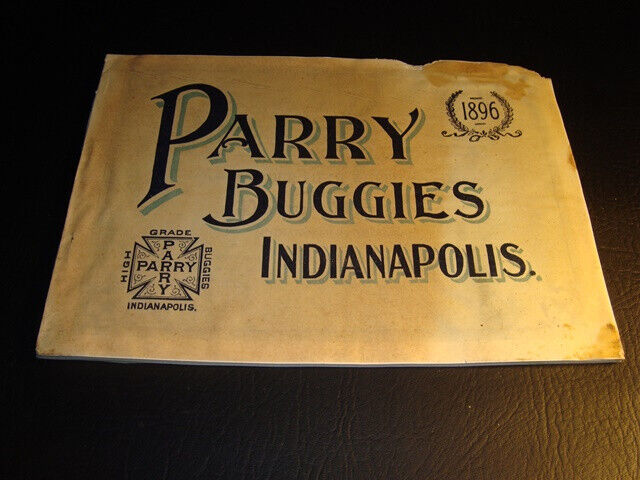 Circa 1896 Parry Buggies Catalog, Indianapolis – 
