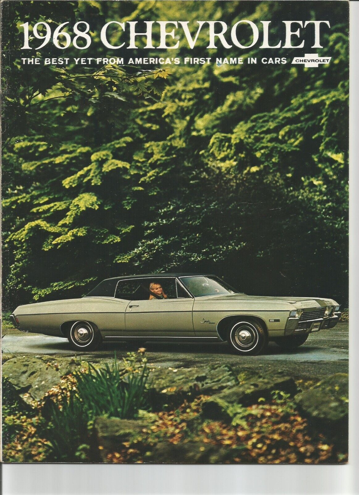 1968  Chevrolet Caprice, Impala SS, Bel Air, Biscayne Dealer Sales brochure