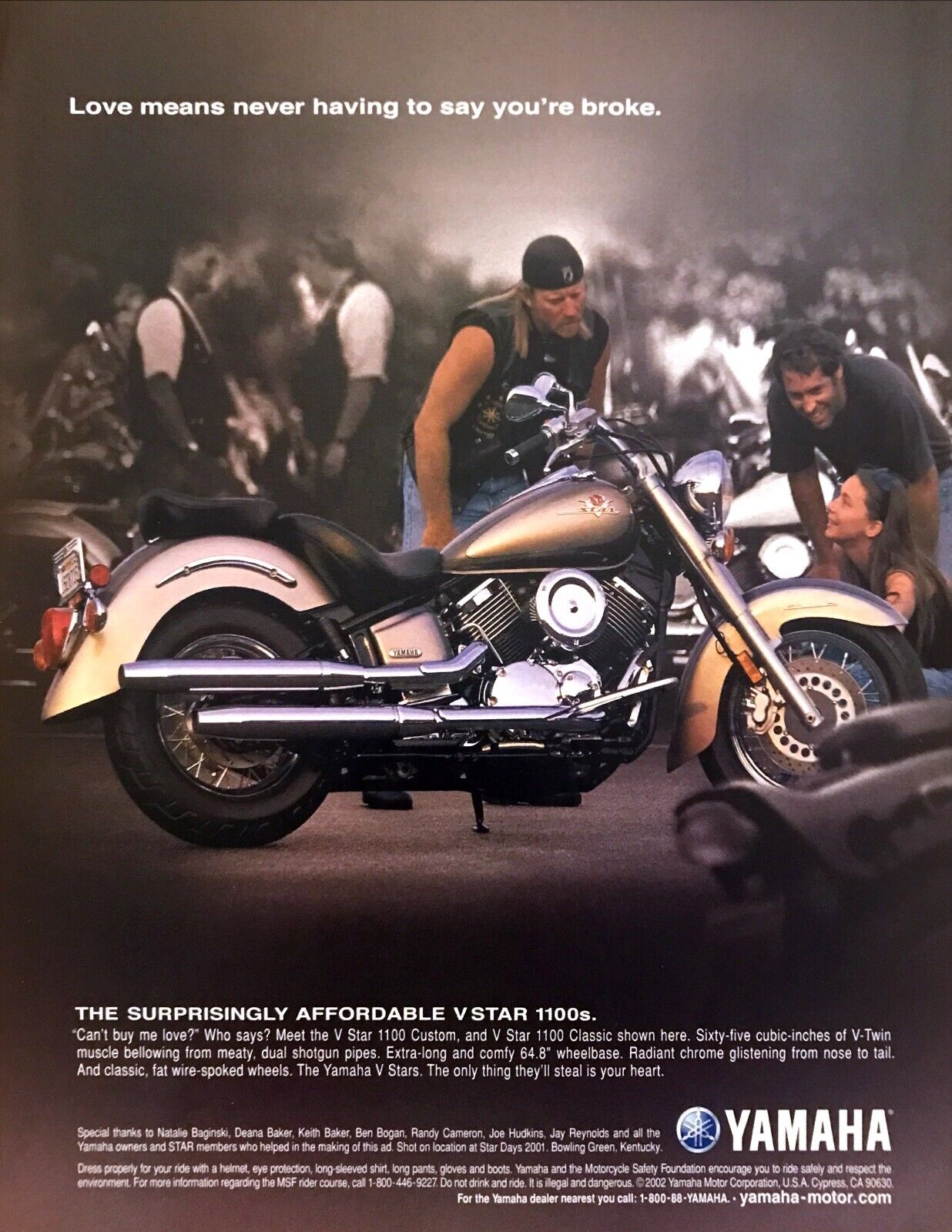 2002 Yamaha V Star 1100 Classic Motorcycle photo \