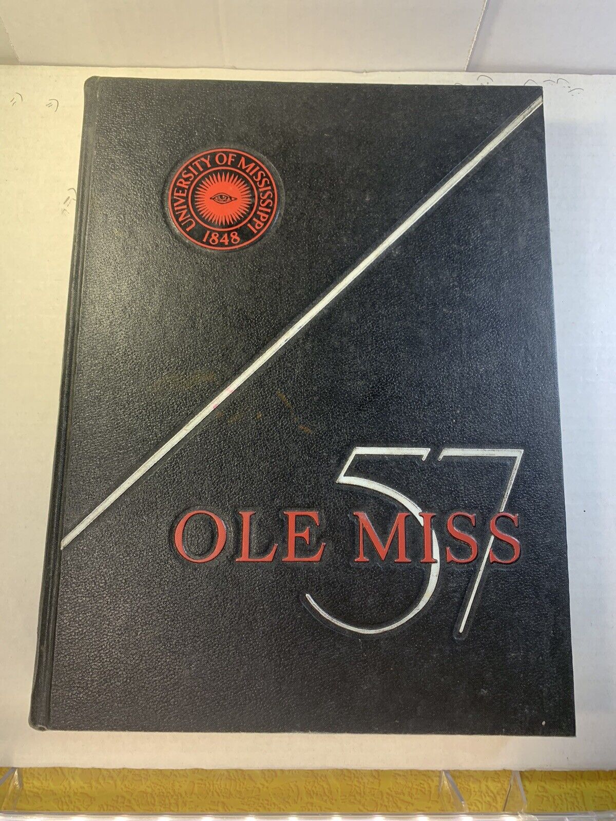 1957 OLE MISS REBELS Yearbook Annual Mary Ann Mobley Eagle Day Paige Cothren