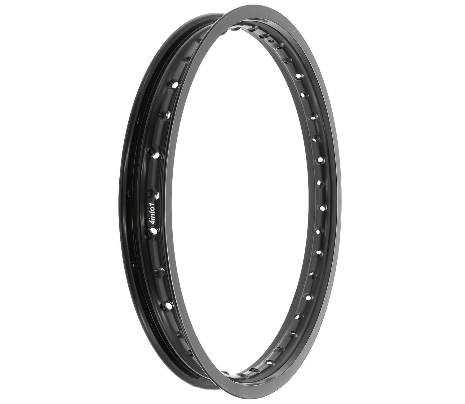 Rising Sun Aluminum Motorcycle Wheel Rim - Black - 36 Hole - 1.60 x 18