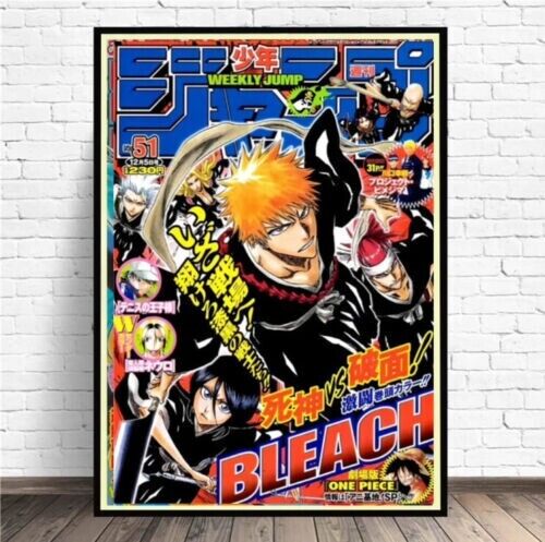Bleach Anime Manga Style Canvas Poster Art