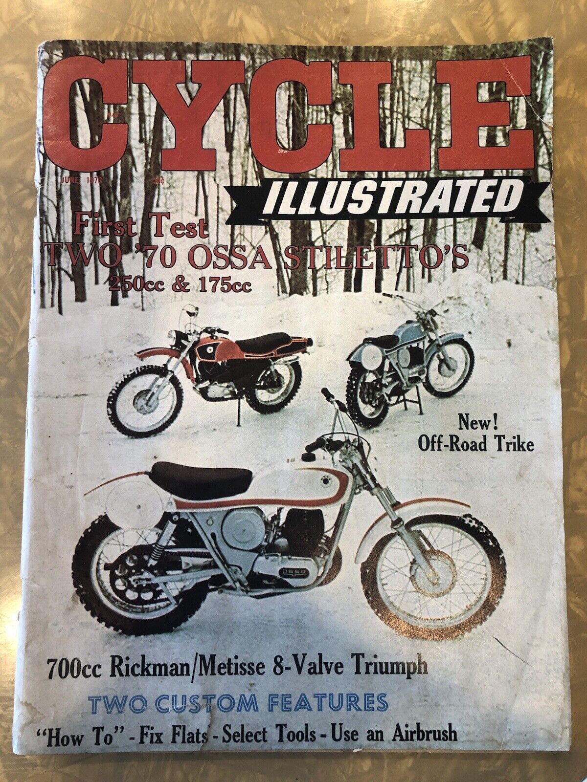 Vintage 1970 Cycle Illustrated Magazine Rickman Metisse