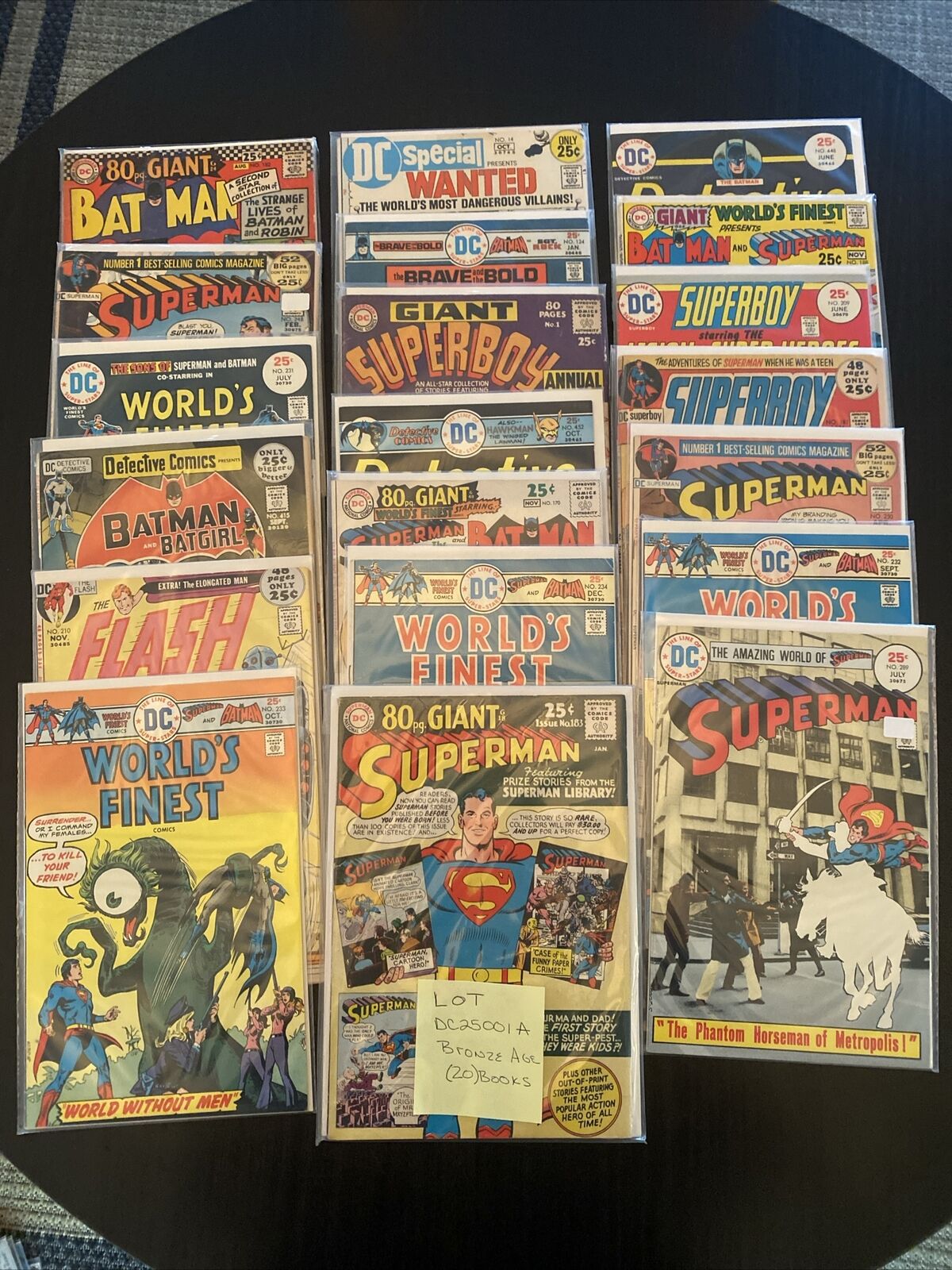 DC Comics Vintage 25c/ 20 Book Lot. Various Titles. **Bronze Age** Lot#DC25001A