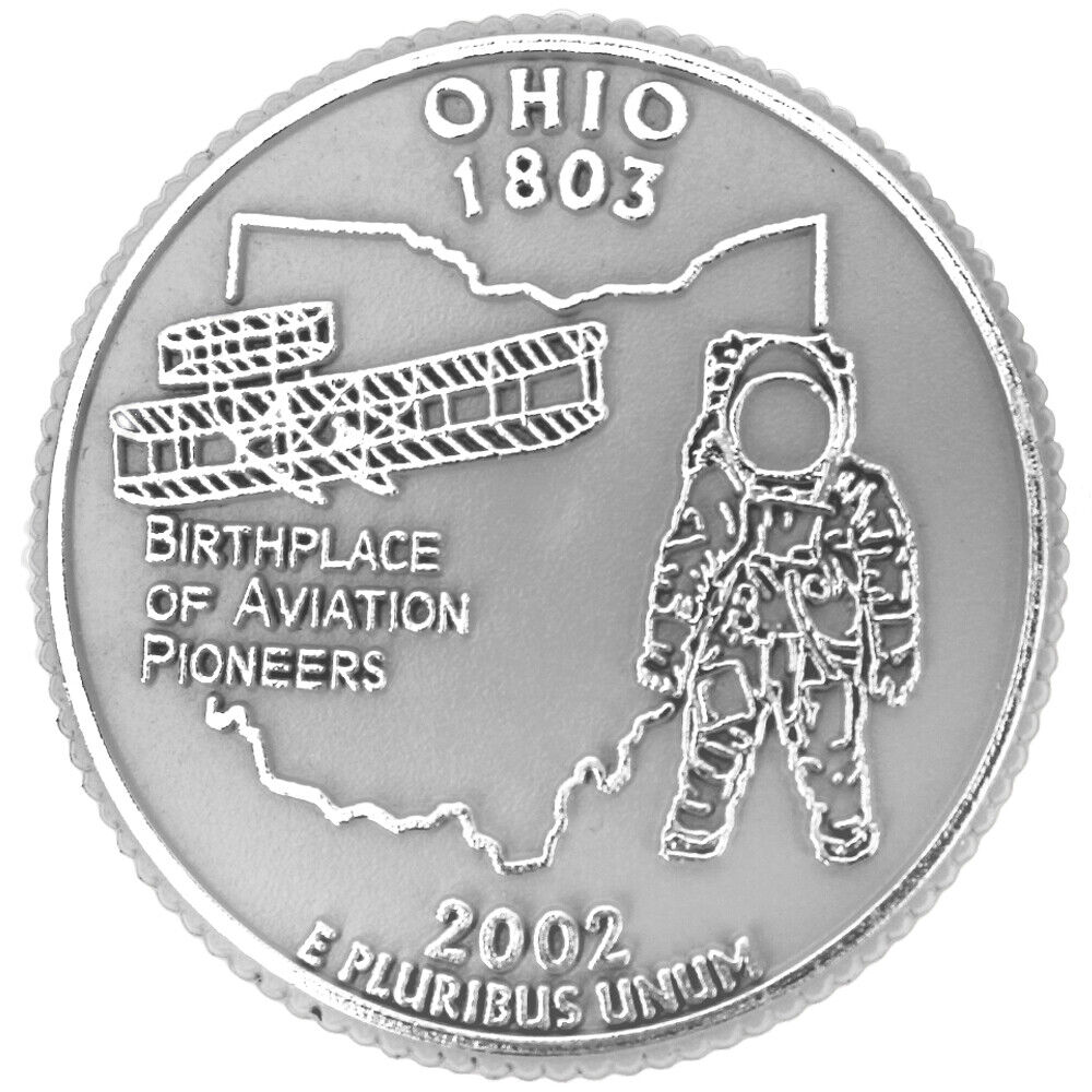 Ohio State Quarter Magnet by Classic Magnets
